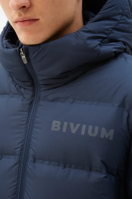 Куртка пуховая Bivium д/муж. "Gelu" синий в Твери