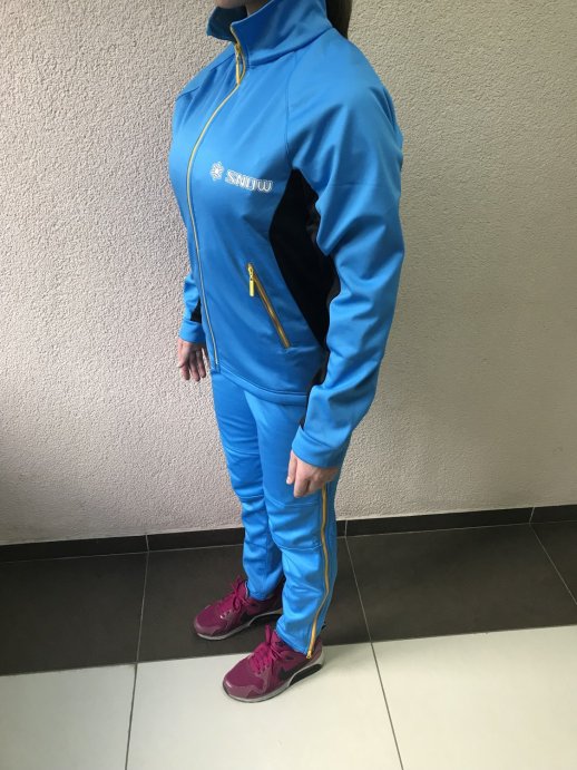 Костюм разминочный SNOW голубой