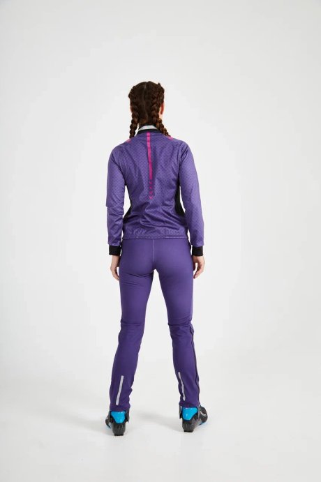 Брюки разминочные КОМАНДНАЯ ЛИНИЯ Баланс жен. SPT201W-0610 фиолетовый розовый в Твери