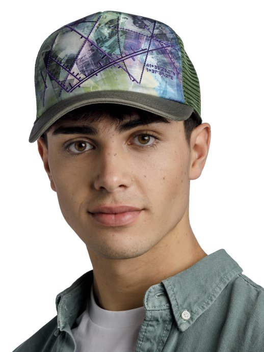Кепка Buff Trucker Cap Campast Green 131401.845.30.00 (L/XL) в Твери