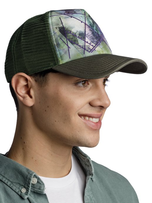 Кепка Buff Trucker Cap Campast Green 131401.845.30.00 (L/XL) в Твери