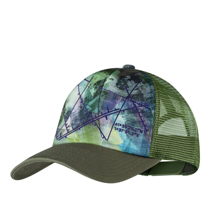 Кепка Buff Trucker Cap Campast Green 131401.845.30.00 (L/XL) в Твери