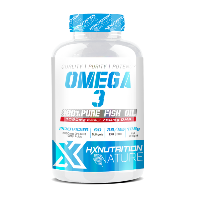 Омега 3 HX Nutrition Nature Omega 3 100% Pure Fish Oil 90 капс. в Санкт-Петербурге