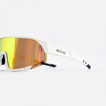 Очки 4KAAD PULSE RACE, бел. оправа, 1 доп. линза