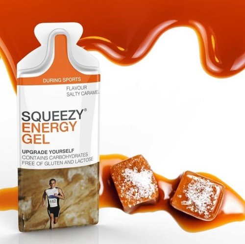 Гель энергетический с электролитами ENERGY GEL squeezy 33гр. солёная карамель