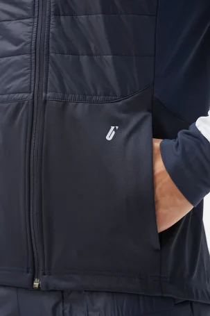 Куртка разминочная Bivium "Классик" муж. синий_белый