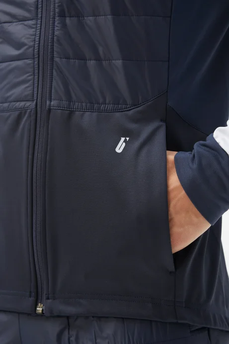 Куртка разминочная Bivium &quot;Классик&quot; муж. синий_белый