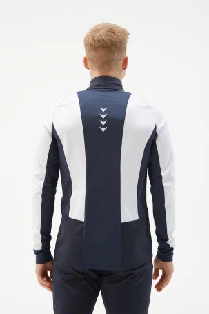 Куртка разминочная Bivium "Классик" муж. синий_белый