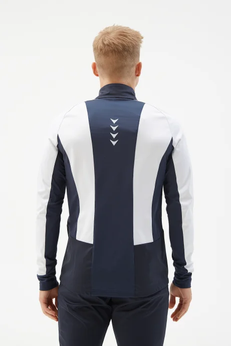 Куртка разминочная Bivium &quot;Классик&quot; муж. синий_белый