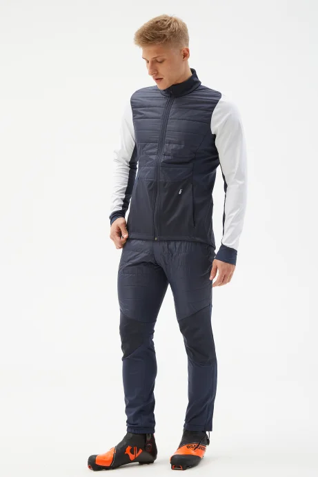 Куртка разминочная Bivium &quot;Классик&quot; муж. синий_белый