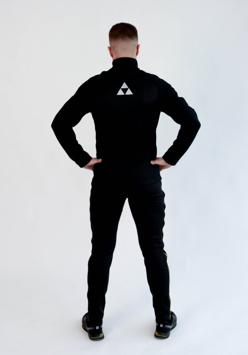 Костюм разминочный ФИШЕР new 21/22 черн./салат. в Санкт-Петербурге