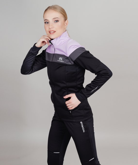 Куртка Nordski Drive Black/Orchid W NSW806412