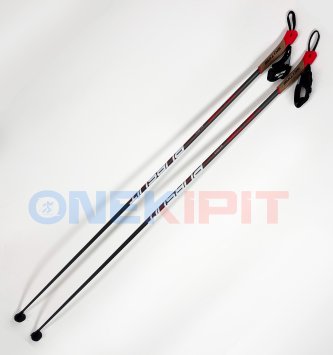 ЛЫЖНЫЕ ПАЛКИ SKI TIME PURSUIT Black/ Red
