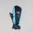 Варежки Nordski Jr.Arctic Black/Aquamarine Membrane NSJ255780
