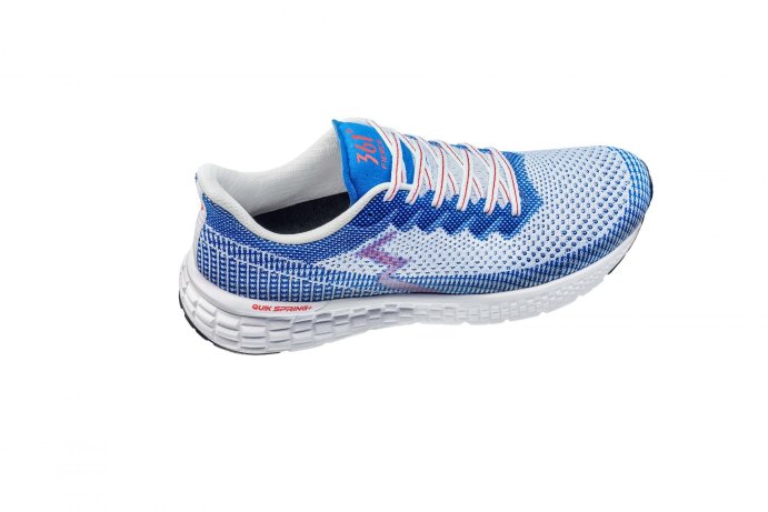 Кроссовки 361 -FIERCE жен. Y2153/0066 белый/голубой