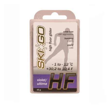 Парафин SKIGO HF Violet (для стар. жест. абраз. снега) -1/-12 45 гр.