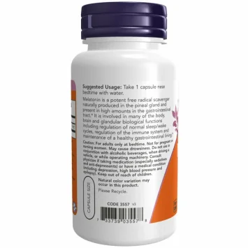 NOW Melatonin 10mg 100 capsules
