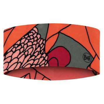 Повязка Buff CoolNet UV Wide Headband Aramay Poppy 135905.442.10.00
