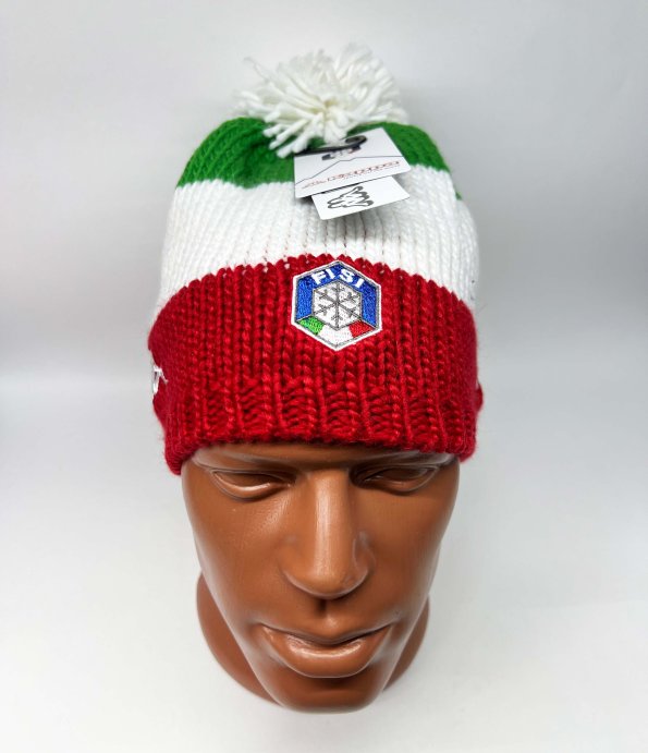 Шапка Kappa K0301 зел.-красн.