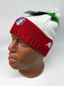 Шапка Kappa K0301 зел.-красн.