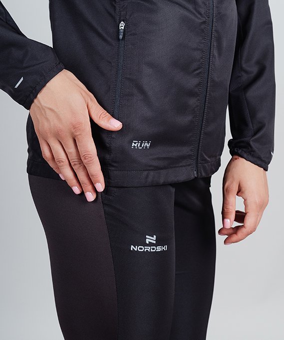 Ветровка Nordski Run Total Black W	 NSW206111 в Мурманске
