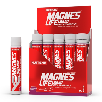 Жидкий магний MagnesLife Nutrend, 10шт по 25мл (Вишня)