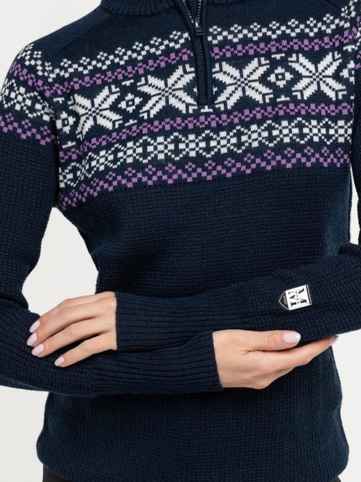 Свитер MOAX Tirvas жен. MX714020/75100 темно-синий