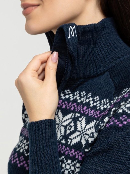 Свитер MOAX Tirvas жен. MX714020/75100 темно-синий