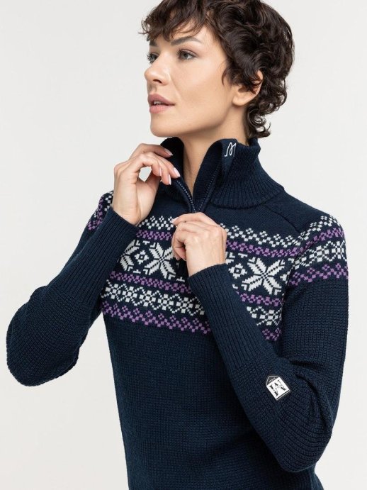 Свитер MOAX Tirvas жен. MX714020/75100 темно-синий