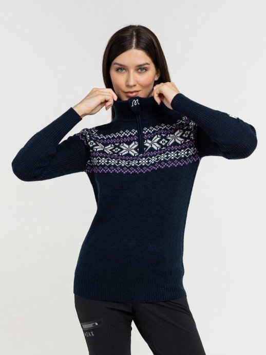 Свитер MOAX Tirvas жен. MX714020/75100 темно-синий