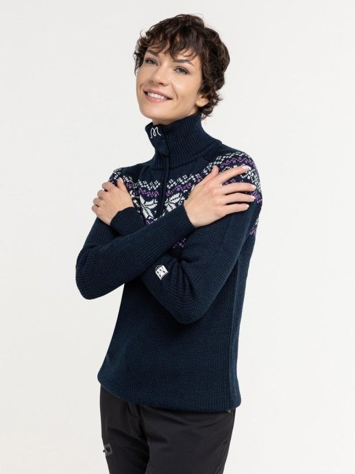 Свитер MOAX Tirvas жен. MX714020/75100 темно-синий