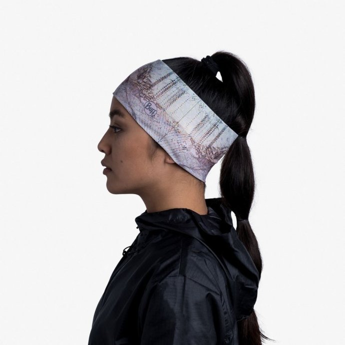 Повязка Buff CoolNet UV+ Wide Headband Pearly Blossom 126739.537.10.00 в Твери