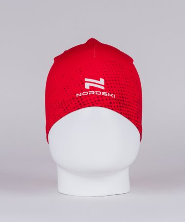 Гоночная шапка Nordski Jr. Pro Red/Black NSJ123900 (S)