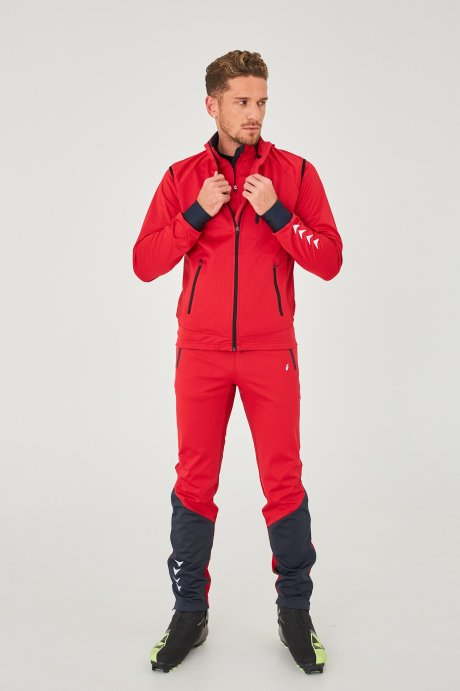 Брюки разминочные BIVIUM "Баланс" SPT201M-0504 красный-синий в Мурманске