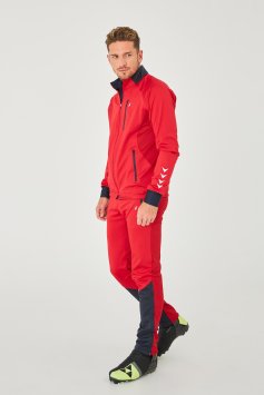 Брюки разминочные BIVIUM "Баланс" SPT201M-0504 красный-синий