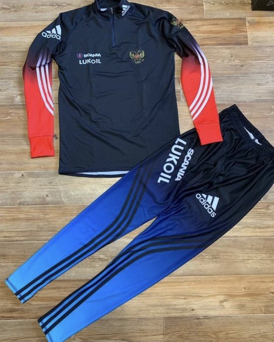 Гоночный Костюм РОССИЯ синий (лыжные гонки)