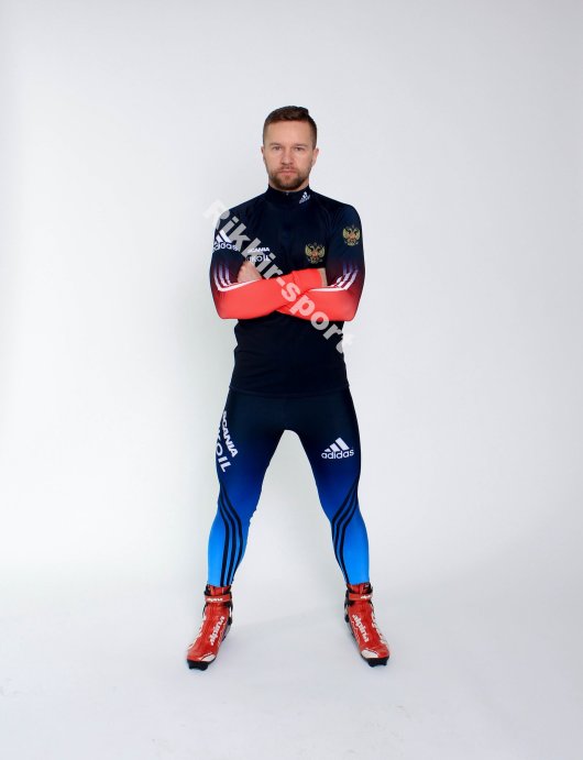 Гоночный Костюм РОССИЯ синий (лыжные гонки)