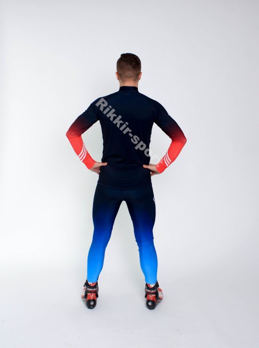 Гоночный Костюм РОССИЯ синий (лыжные гонки)