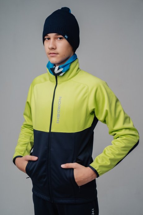 Куртка Nordski Jr. Premium Green/Blueberry NSJ482339