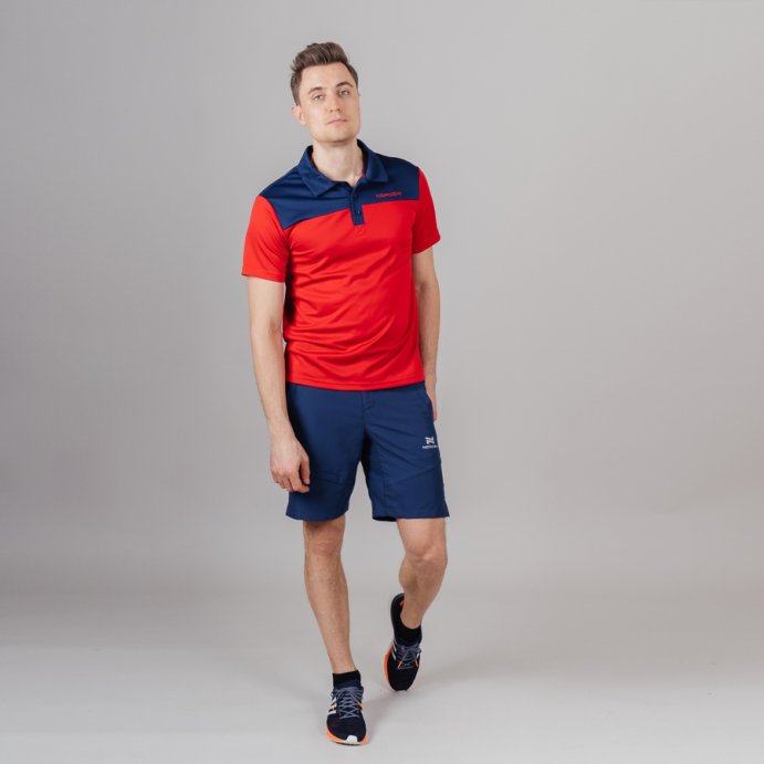 Поло Nordski Red/Blue NSM430987 в Твери