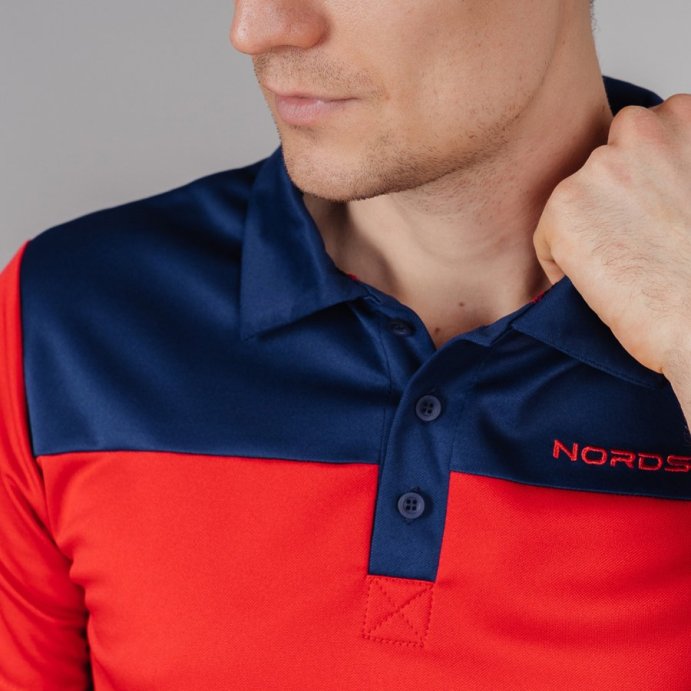 Поло Nordski Red/Blue NSM430987 в Твери