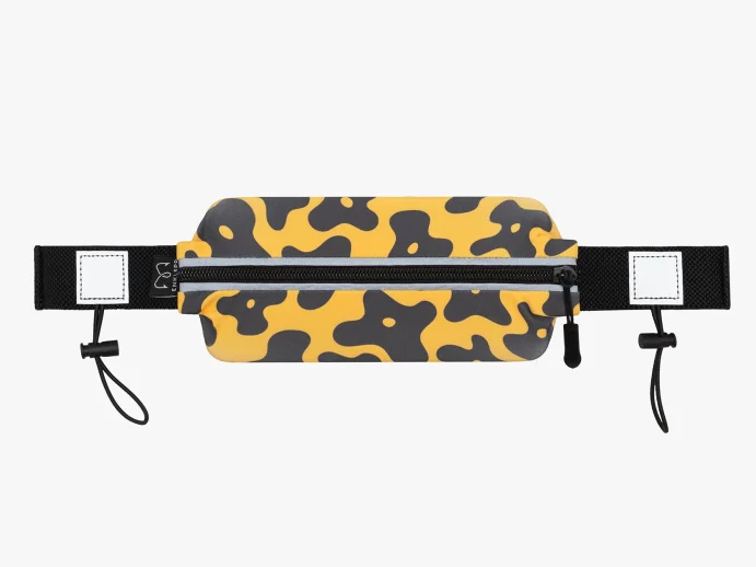 Сумка Enklepp Run Belt Fast (black flowers-yellow) в Твери