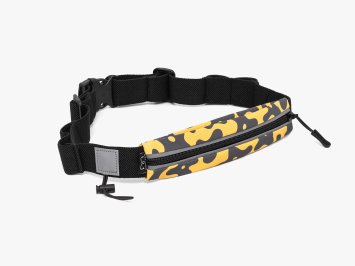 Сумка Enklepp Run Belt Fast (black flowers-yellow)