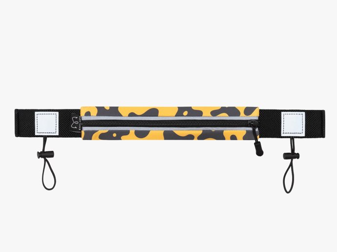Сумка Enklepp Run Belt Fast (black flowers-yellow) в Твери