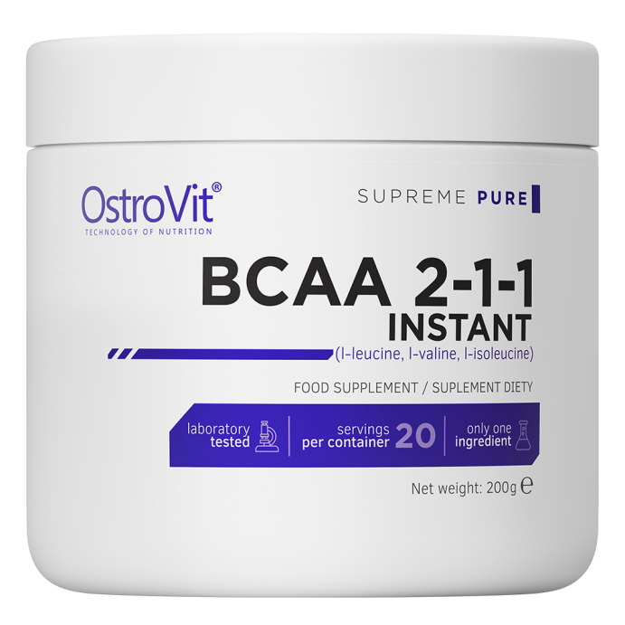 Аминокислоты OstroVit BCAA 2-1-1 Instant 200 гр.
