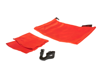 Очки SKI TIME RACE Black, линза Dark Red