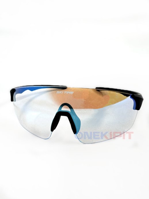 Очки SKI TIME RACE Black, линза Ice Blue в Екатеринбурге