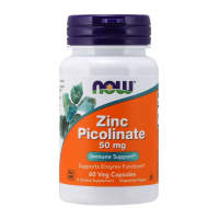 Цинк NOW Zinc Picolinate 50 мг 60 вег. капс.