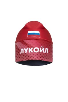 Шапка Bivium ФЛГР "Энергия 3.0" цвет красный_белый M (56)