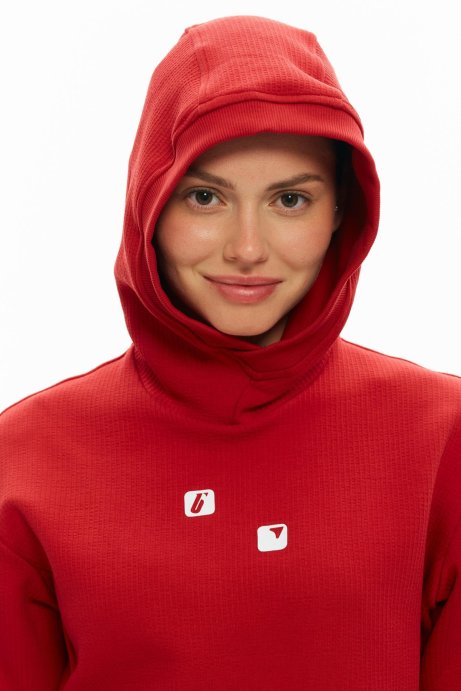 Худи Bivium Hug жен. красный в Мурманске